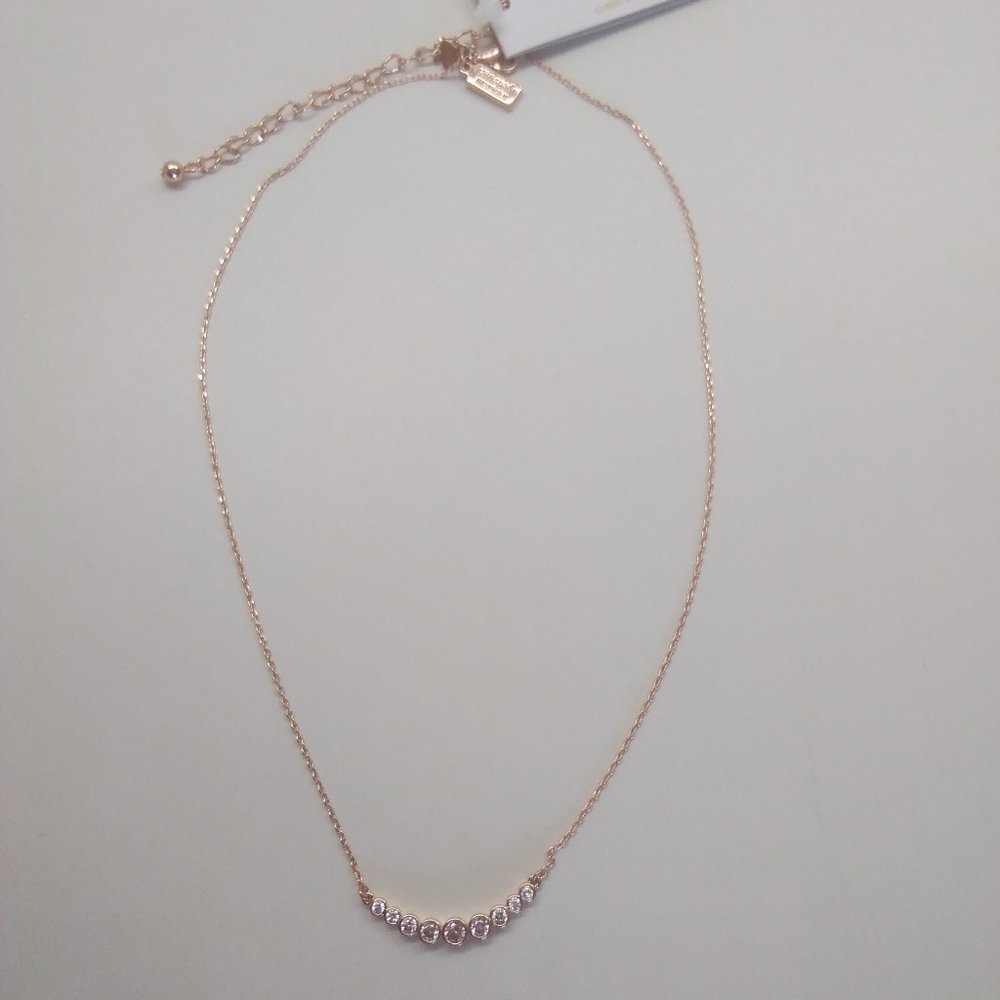 Kate Spade New Rhinestone Gold Necklace